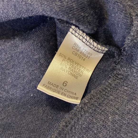 Chaser fuzzy reversible sweatshirt size 6 - Picture 4 of 5